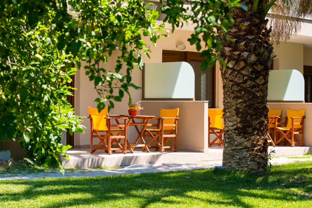 Palm garden terrace